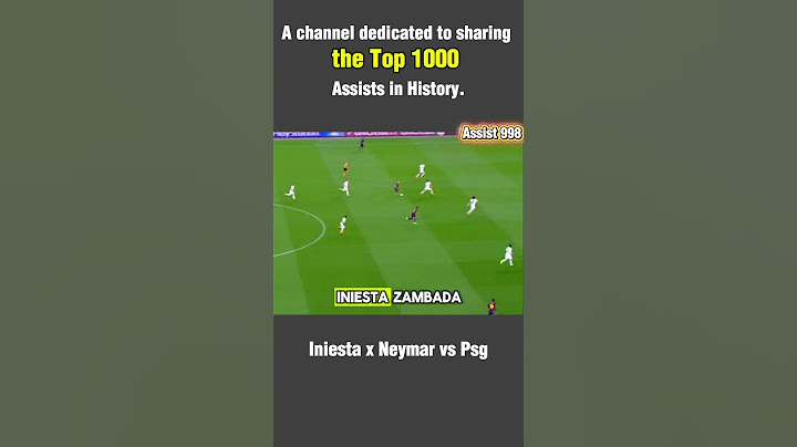 Iniesta’s Genius Dribble & Assist to Neymar vs PSG 2.0 🎩✨ | Assist #football #footballshorts
