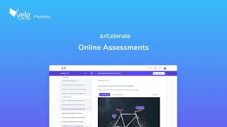 aXcelerate Online Assessments - VELG Webinar