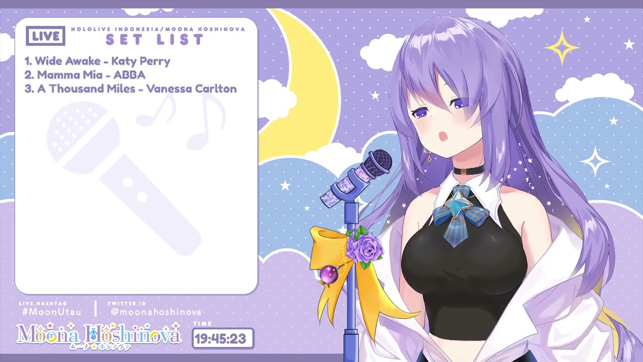 Moona Hoshinova sings A Thousand Miles