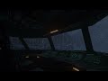 Immersive Sci-Fi Spaceship Ambience 🚀 Snowy Alien Planet View Through Clear Windows for Sleep, Focus