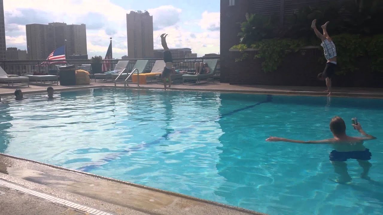 Pool Handstand Youtube