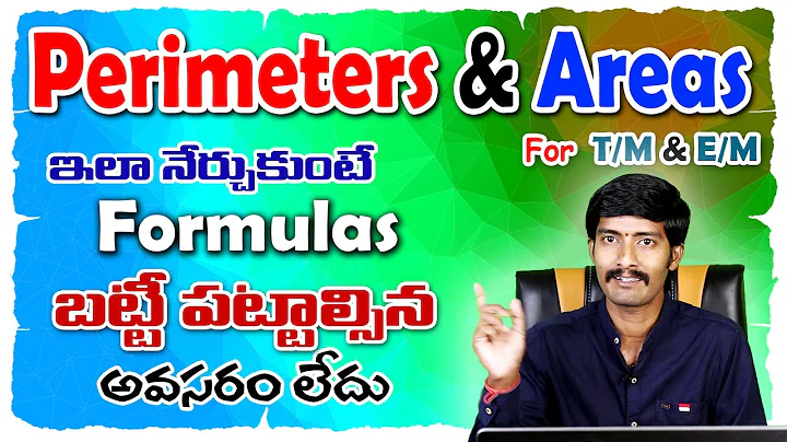Perimeter and Area in Telugu || How to find Area a...