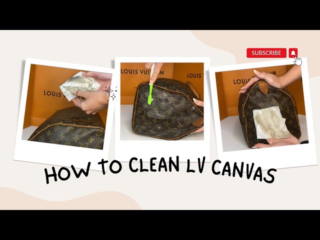 CLEAN LOUIS VUITTON CANVAS, Step by Step
