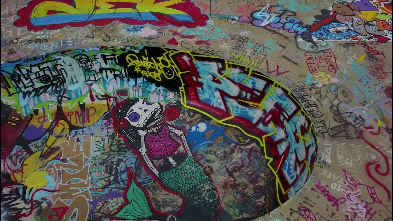 Epic Skateboarding at Two Guns' Graffiti Bowl