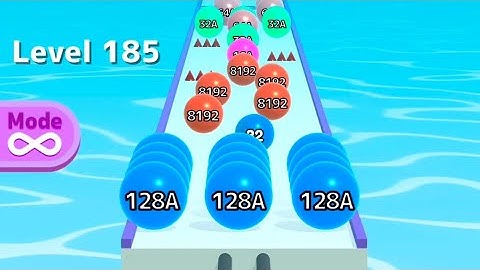 Ball Run 2048 All Levels Gameplay ( Android iOS) Level 181-190