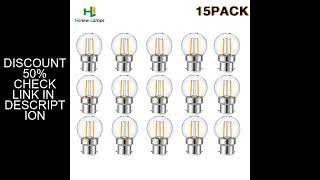 B22 Bayonet Base G40 Dimmable Led Bulbs 220V 1W 2700K Replaceable Pendant Energy Saving Retro Filame