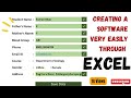 How to make a Software very easily through Excel