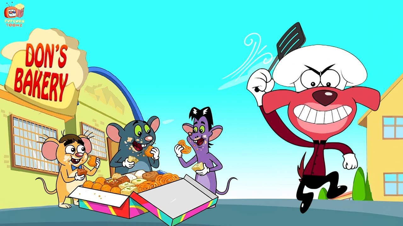 Rats Rob Doggy Don’s Bakery for Tasty US Sweets | Dog and Rat Cartoon of 2026| Rat A Tat #usashorts