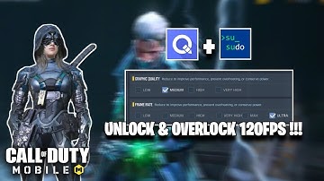 HOW TO OVERLOCK & UNLOCK 120FPS ! | GFX-TOOLS COD MOBILE (Gaming Module) 2024