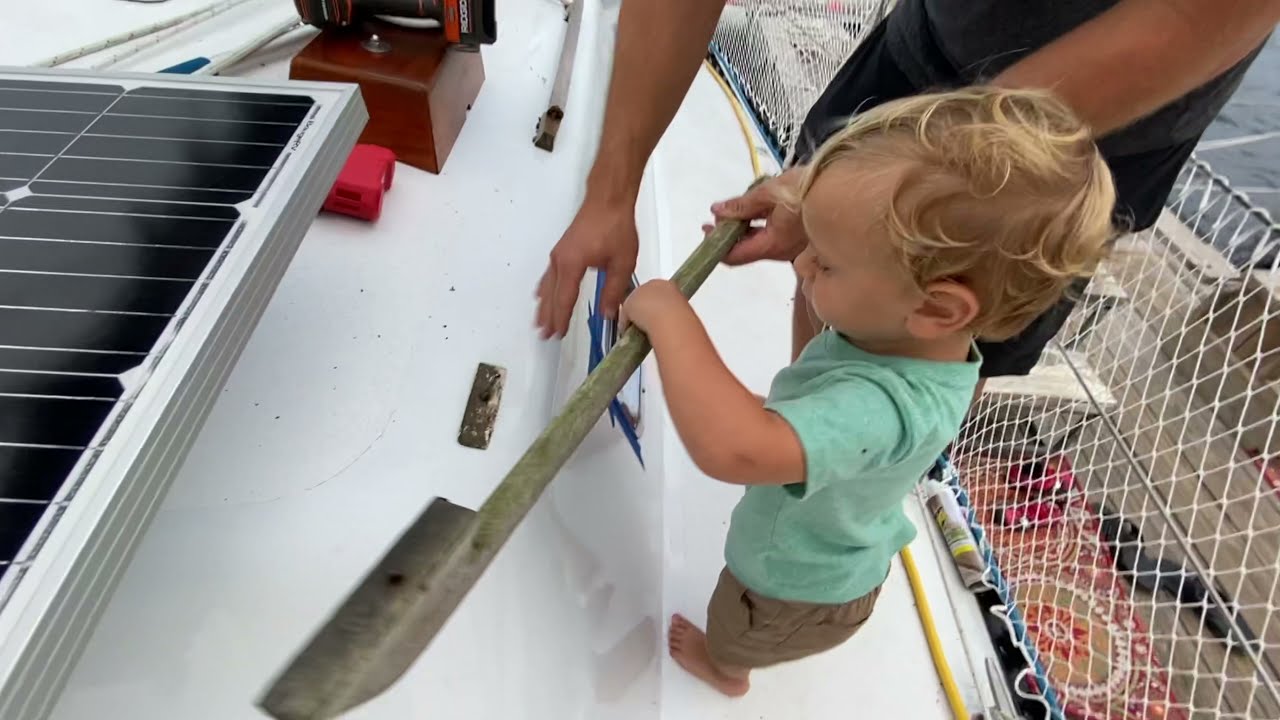 Battling  pilings & boat projects - Episode 7