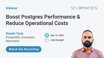 Webinar Promo | Boost Postgres Performance & Reduce Operational Costs