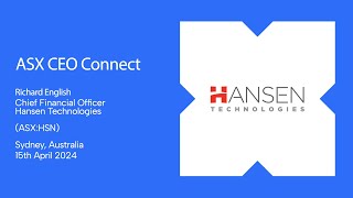 ASX CEO Connect April 2025 | Hansen Technologies Limited (ASX:HSN) screenshot 5