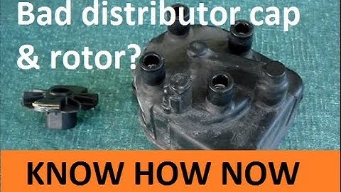 Signs of Worn Distributor Cap and Rotor