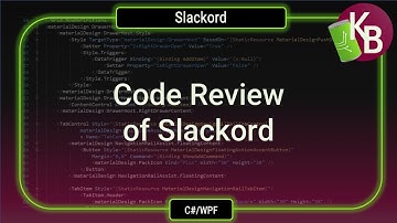 C#/MAUI - Slackord Code Review