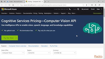 Implementing Azure Cognitive Services for Vision:  Computer Vision API | packtpub.com