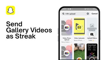 How to Send Video From Gallery as Streak on Snapchat || No App Required (New Method)