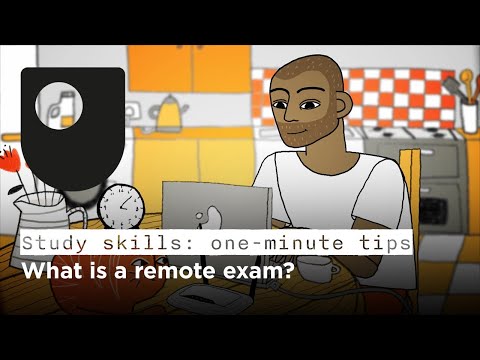 Study skills: one-minute tips - What is a remote exam?