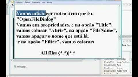 Como Fazer Um Simples Media Player (Reprodutor audio) No Visual Basic 2008