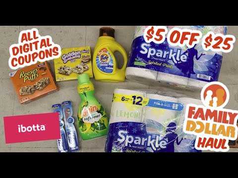 Family Dollar Haul $5 off $25 $11.50 for 8 Items August 6th 2022