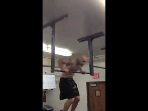 Tall Ceiling Mounted Pull Up Bar Allows For Muscle Ups Youtube