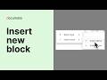 Smarter block creation options | Documate for ServiceNow
