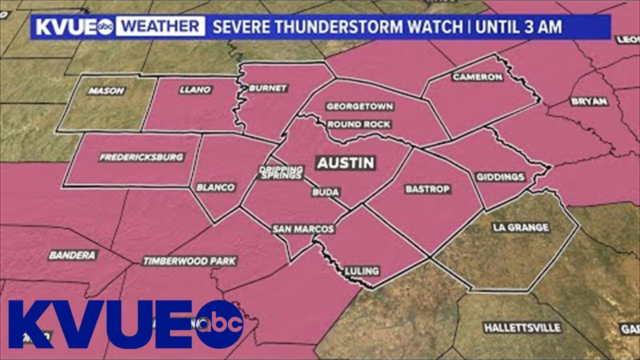 Tracking severe thunderstorms across Central Texas | KVUE
