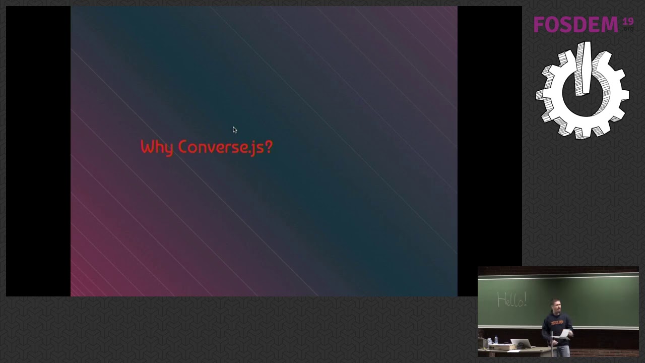 Converse: Open, teamchat with -