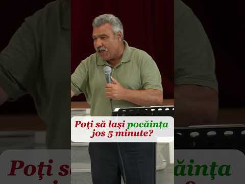 Poți să lași pocăință jos pentru 5 minute? #biblia #predica #ebenezer