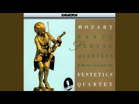 String Quartet No. 5 in F major K. 158: III. Tempo di Minuetto