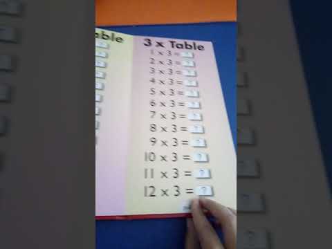 Pull-the-tab Times Tables book