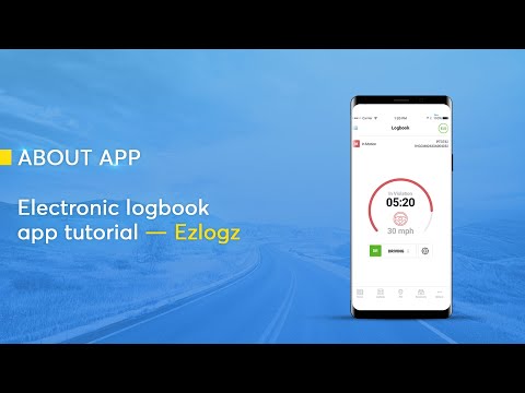 Ezlogz electronic logbook app tutorial for Apple and Android | About App