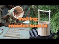 DIY: tutorial membuat ember kayu (wooden bucket)