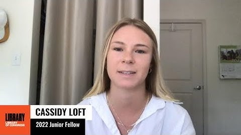 Cassidy Loft: 2022 Junior Fellows Program Display Day