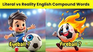 Best Literal vs Reality English Compound Words #english #learnenglish #vocabulary #shorts