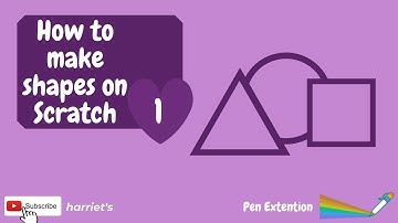 How to make Shapes on Scratch | Drawing Shapes on Scratch | Pen Extension |
