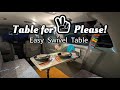 Check Out Our New DIY Stowable Swivel Table for Our Minivan Camper!