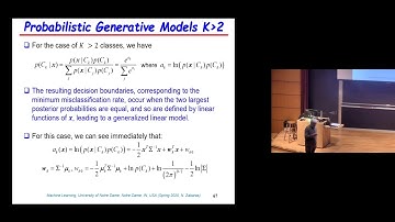 Cont. Probabilistic Generative Models