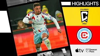 Columbus Crew vs. Chicago Fire | 100TH MINUTE GOAL! | Full Match Highlights thumbnail