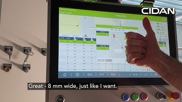 Auto Tool Detection on CIDAN FORMA Z up/down folding machine