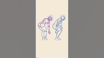 Life Force Learning- overlapping forms (figure drawing)