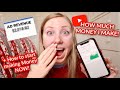 HOW MUCH MONEY I MAKE AS A SMALL YOUTUBER WITH 5000 SUBSCRIBERS/How to make money from Youtube NOW!