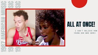 REACTION to Whitney Houston - All At Once AMAs 1987