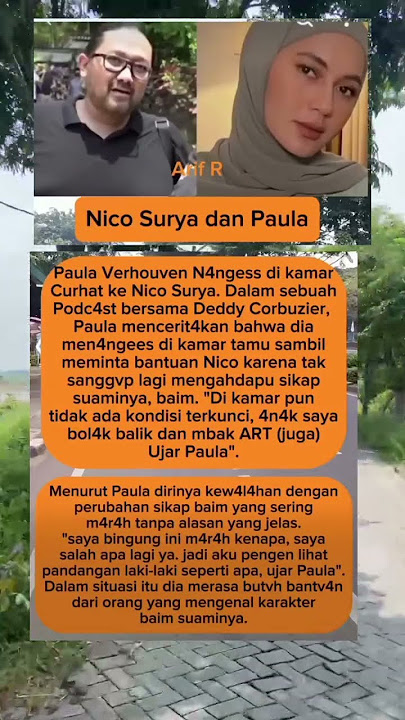 Paula Verhoeven Nang!s di kam4r curh4t ke Niko Saputra #shortvideo #trendingshorts