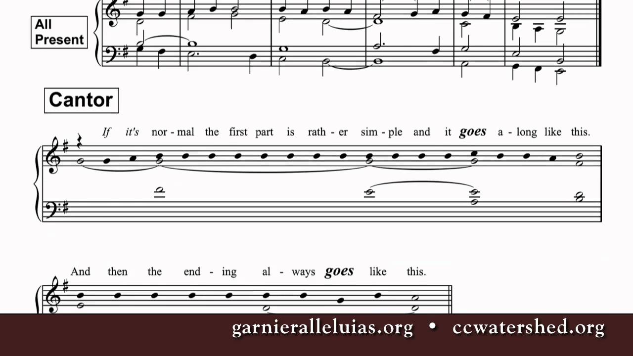 Alleluia in honor of William Couture