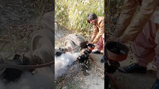 Diesel Engine Starting With Fire Help
