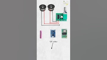 pm 8403 mini amplifier board with volume and 3.0 audio receiver full connection #diagram