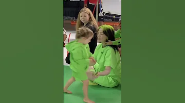 Billie Eilish playing with a little kid#shorts