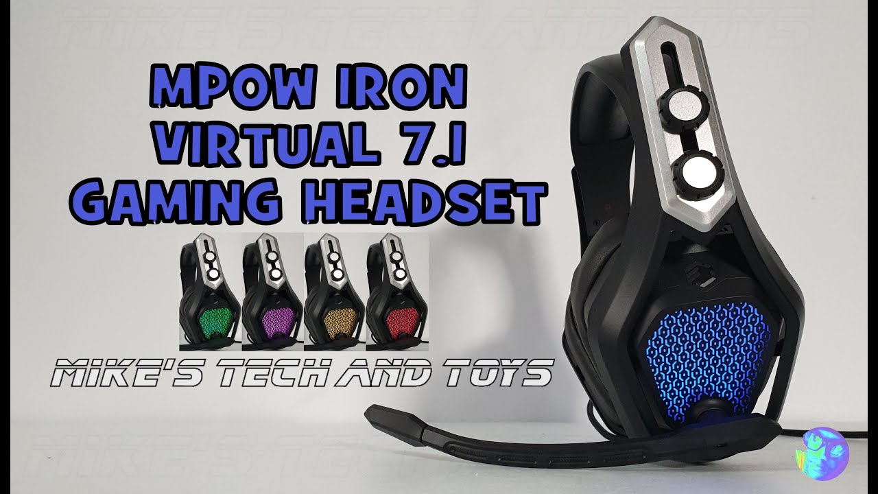 Array speler Mordrin MPOW IRON VIRTUAL 7.1 Gaming Headset / Unboxing & Review - YouTube