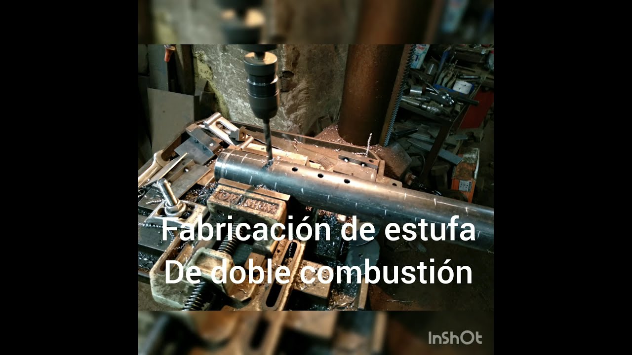 DIY Estufa de doble combustion casera - Combustión lenta y de vapores |Salamandra | Con aceite usado