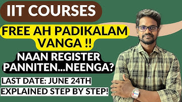 IIT FREE Course|Out Of Box Thinking|Tamil|Muruga MP